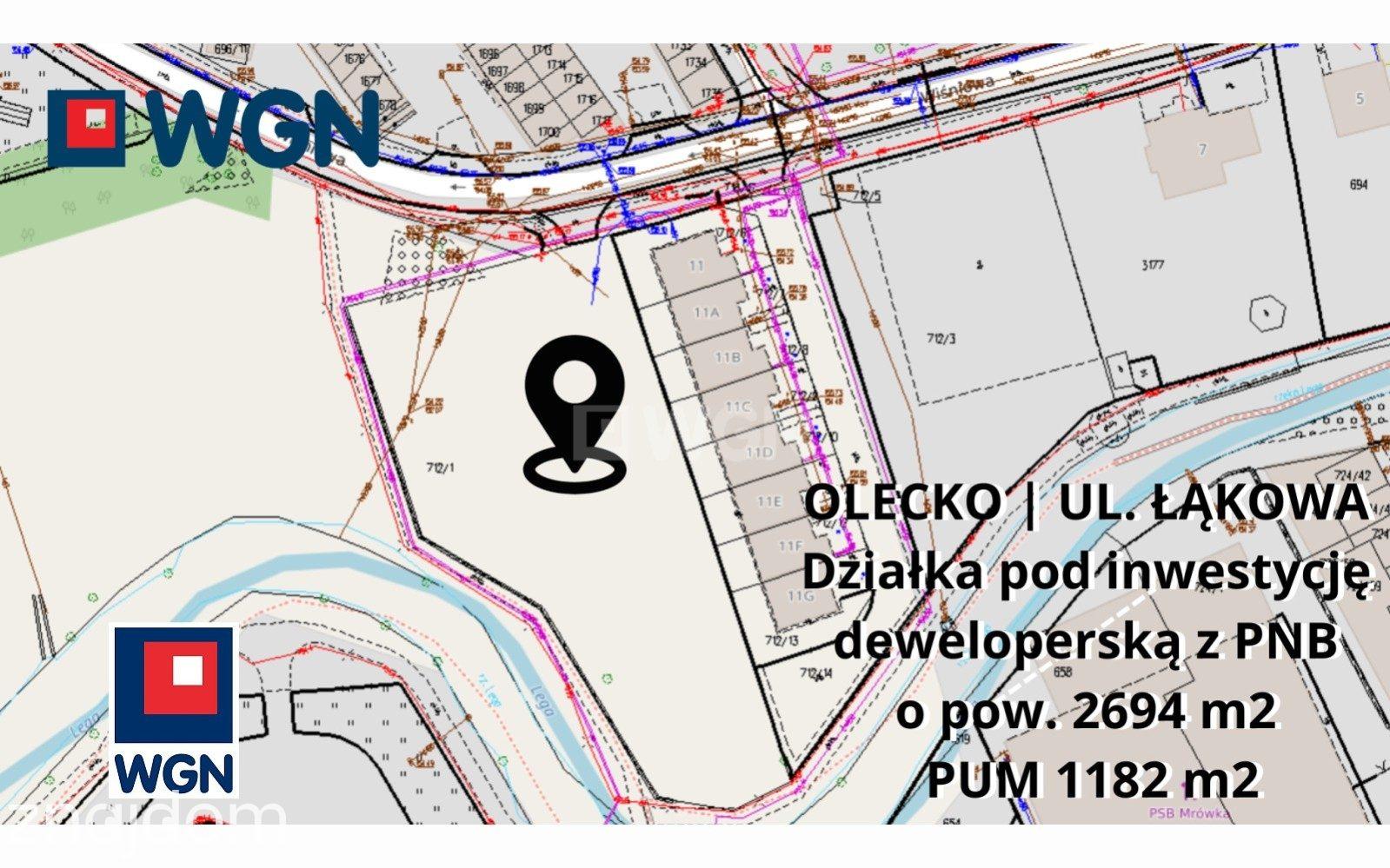 Grunt budowlany pod szeregowce na sprzedaż Olecko - GRUNT pod zabudowę szeregową | pozwolenie na budowę na 9 segmentów - zdjęcie 13
