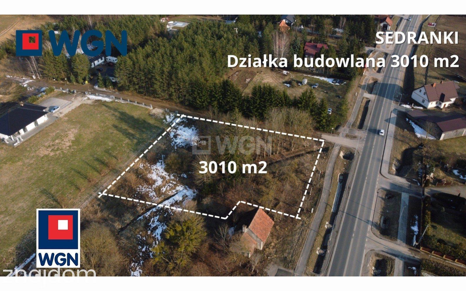 Grunt budowlany jednorodzinny na sprzedaż sedranki - Sedranki | działka budowlana o pow. 3010 m2 - zdjęcie 6