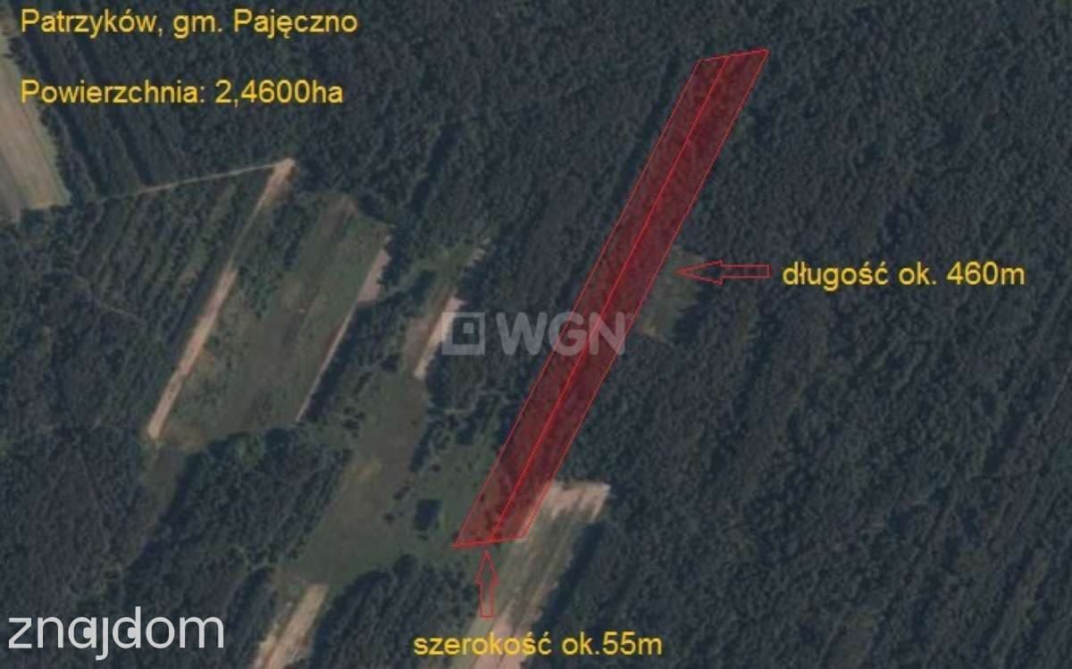 Działka na sprzedaż Patrzyków