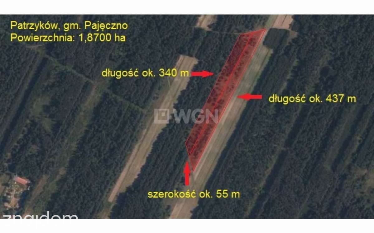 Działka na sprzedaż Patrzyków