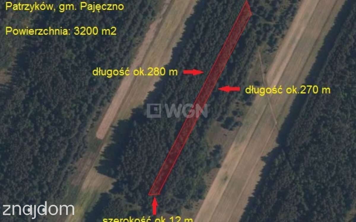 Działka na sprzedaż Patrzyków