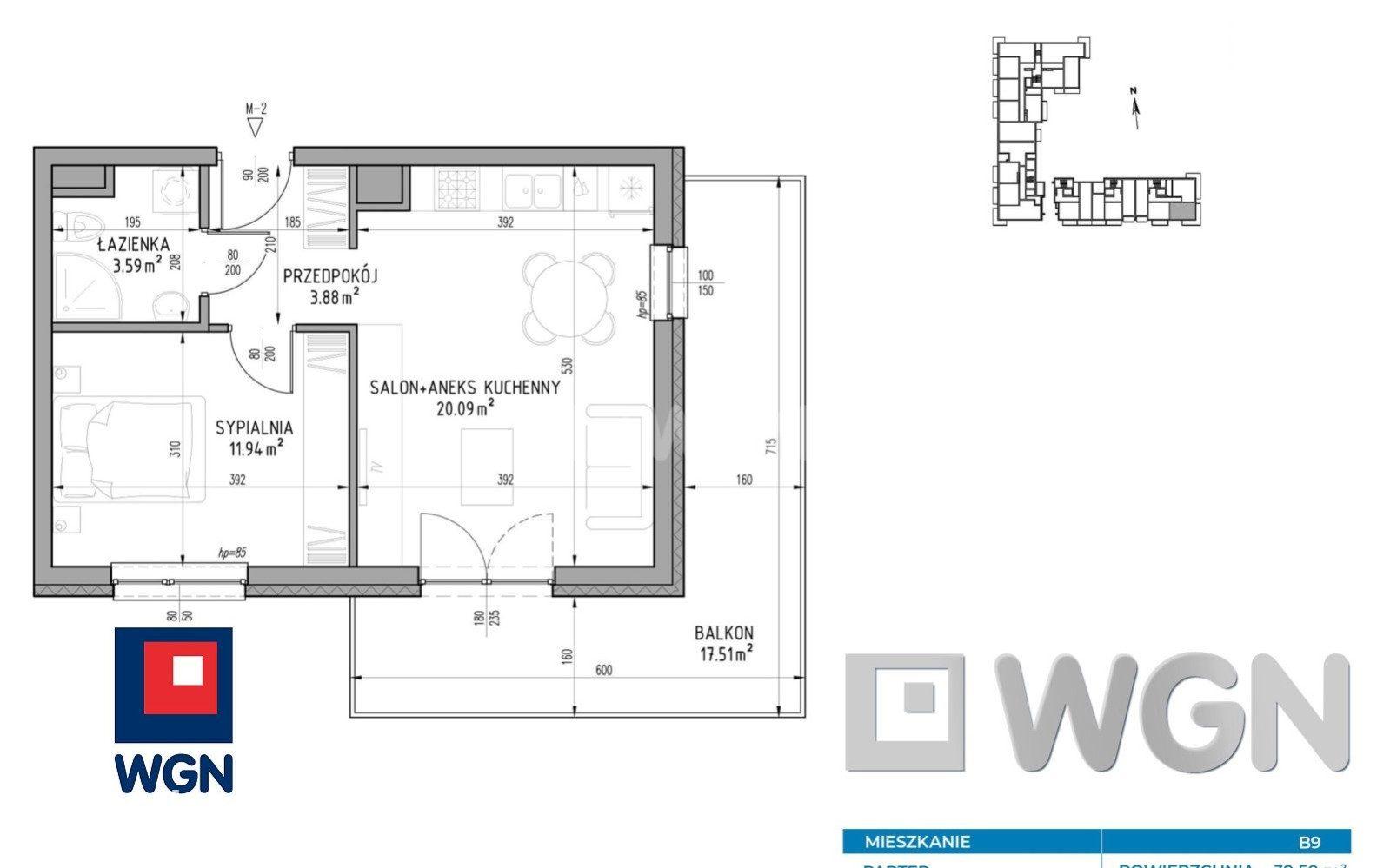 Mieszkanie na  sprzedaż Lublin - Mieszkanie 39,50 m2 z dużym balkonem, Wrotków, Lublin - zdjęcie 6