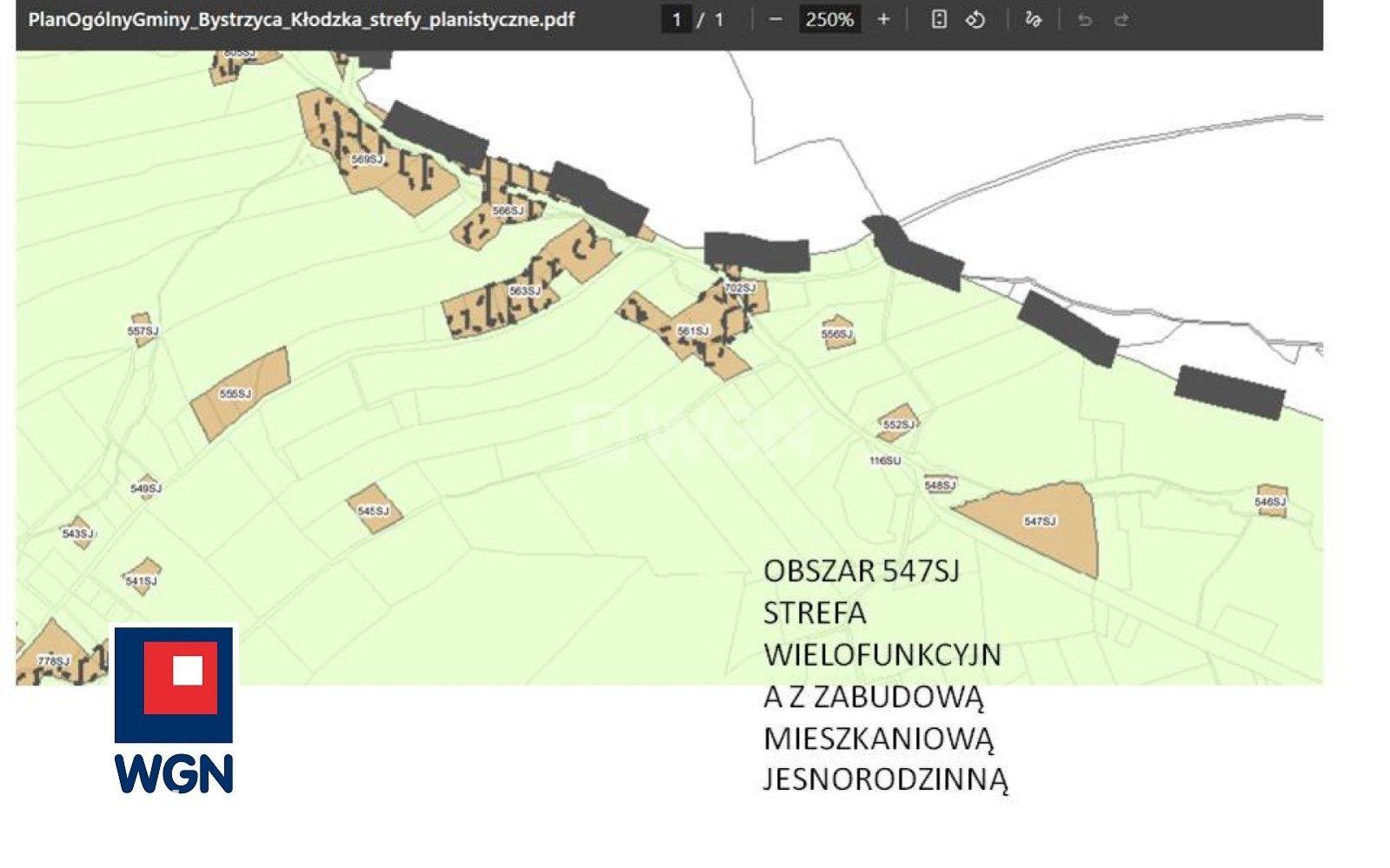 Grunt budowlany jednorodzinny na sprzedaż Starkówek - Grunt budowlany rezydencjonalno-usługowy
