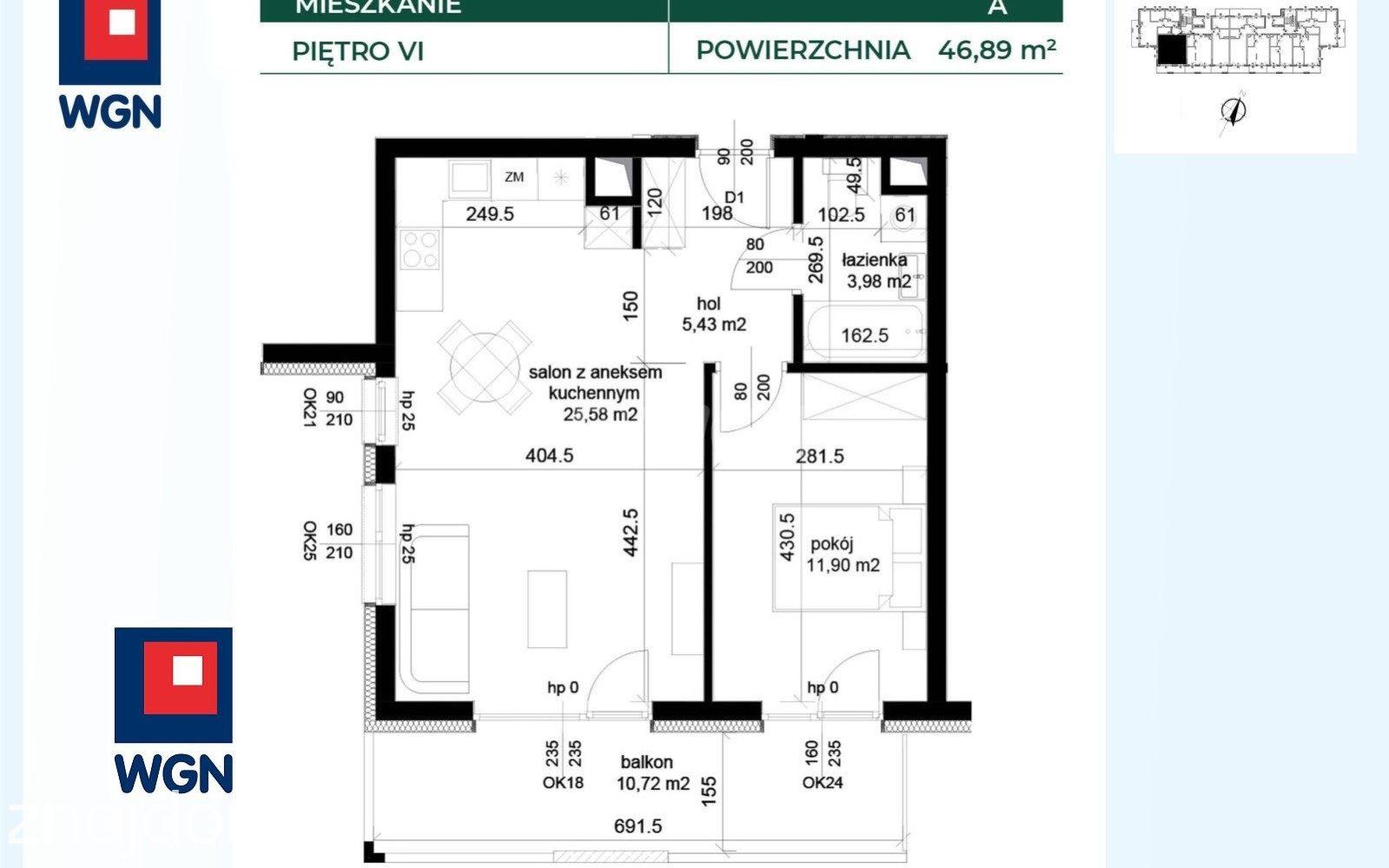 Mieszkanie na sprzedaż Łęczna - Nowe 3-pokojowe mieszkanie 54,09 m2 na nowoczesnym osiedlu w doskonałej lokalizacji idealne dla rodziny. - zdjęcie 7