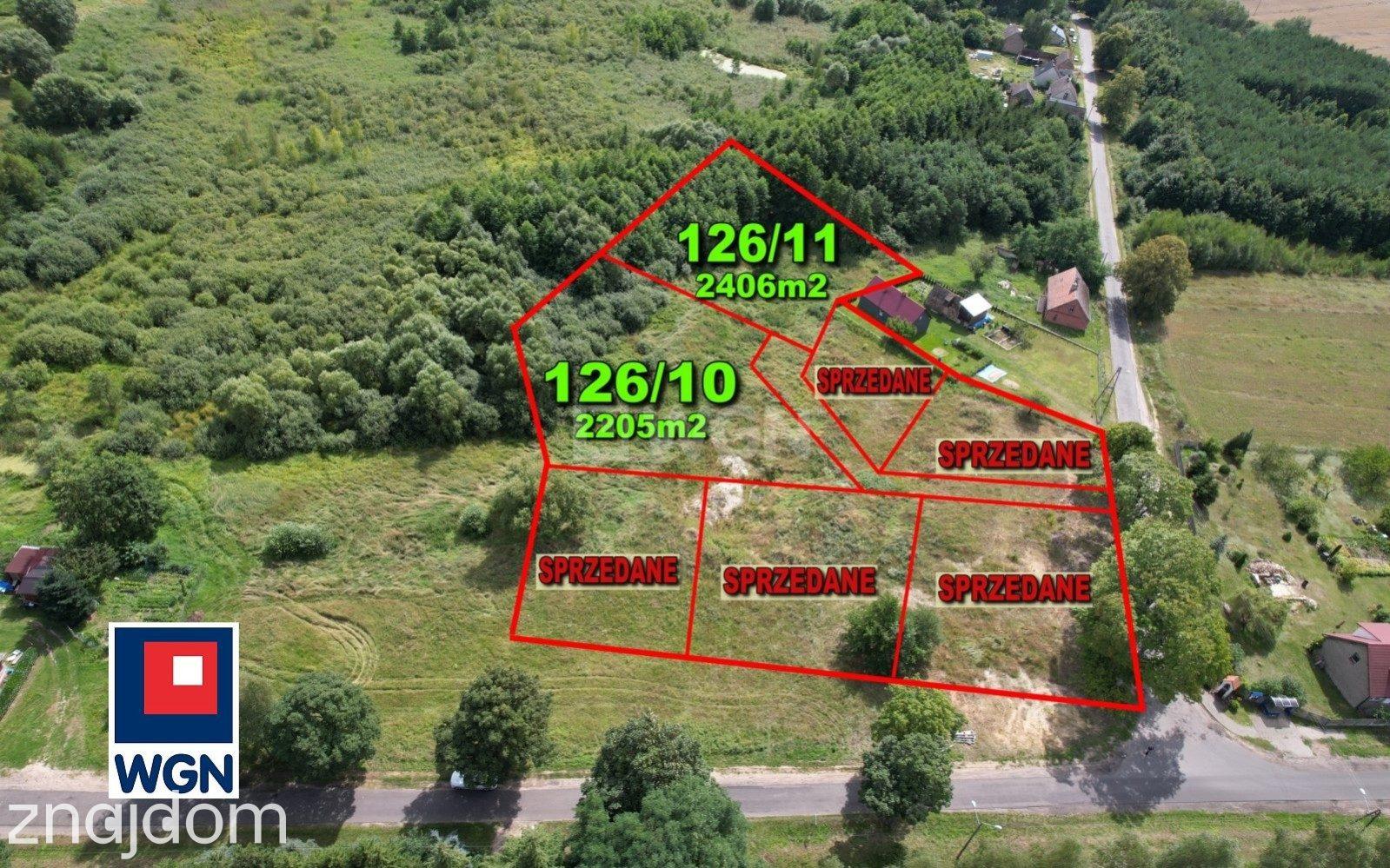 Grunt budowlany jednorodzinny na sprzedaż Gajewo - Działka 2406m2 | Warunki BEZTERMINOWE - zdjęcie 2