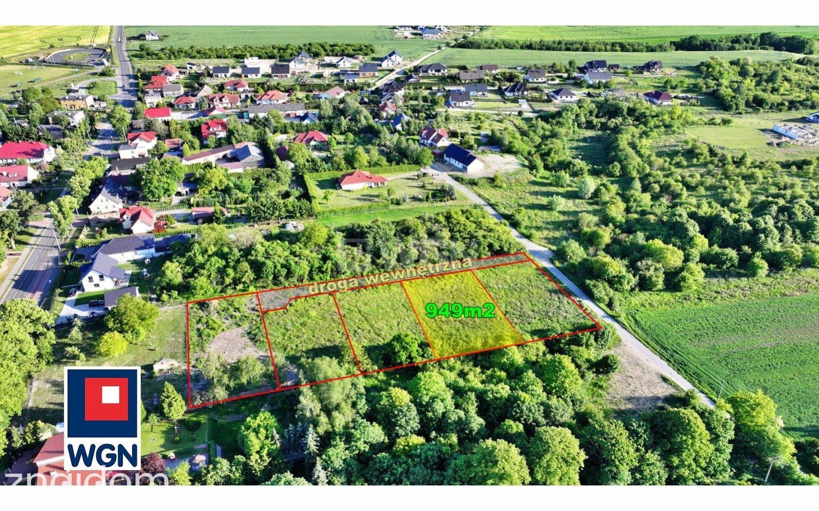 Grunt budowlany jednorodzinny na sprzedaż Wawrów - 949 m2 | WZ bezterminowe | Wawrów - zdjęcie 5