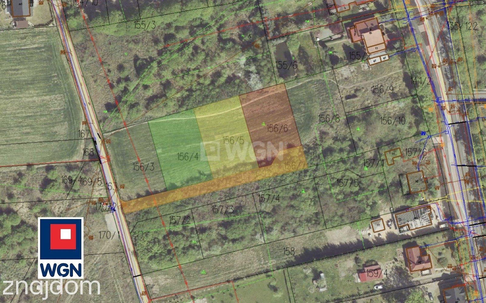 Grunt budowlany jednorodzinny na  sprzedaż Wawrów - 949 m2 | WZ bezterminowe | Wawrów