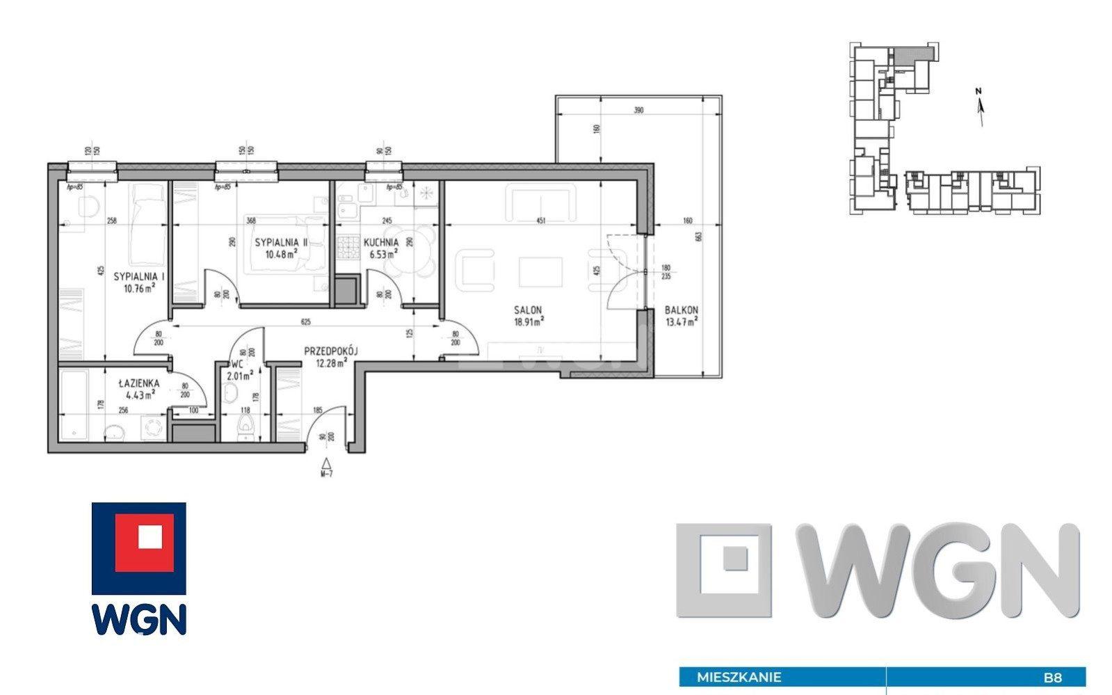 Mieszkanie na sprzedaż Lublin - Mieszkanie 65,40 m2, parter, Wrotków, Lublin - zdjęcie 5