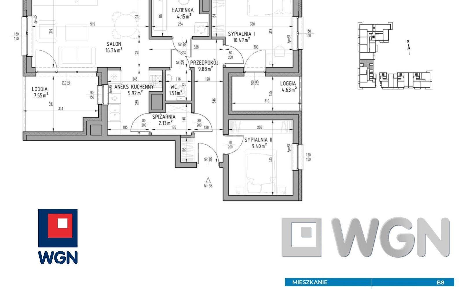 Mieszkanie na sprzedaż Lublin - Mieszkanie 59,80 m2, parter, Wrotków, Lublin - zdjęcie 5