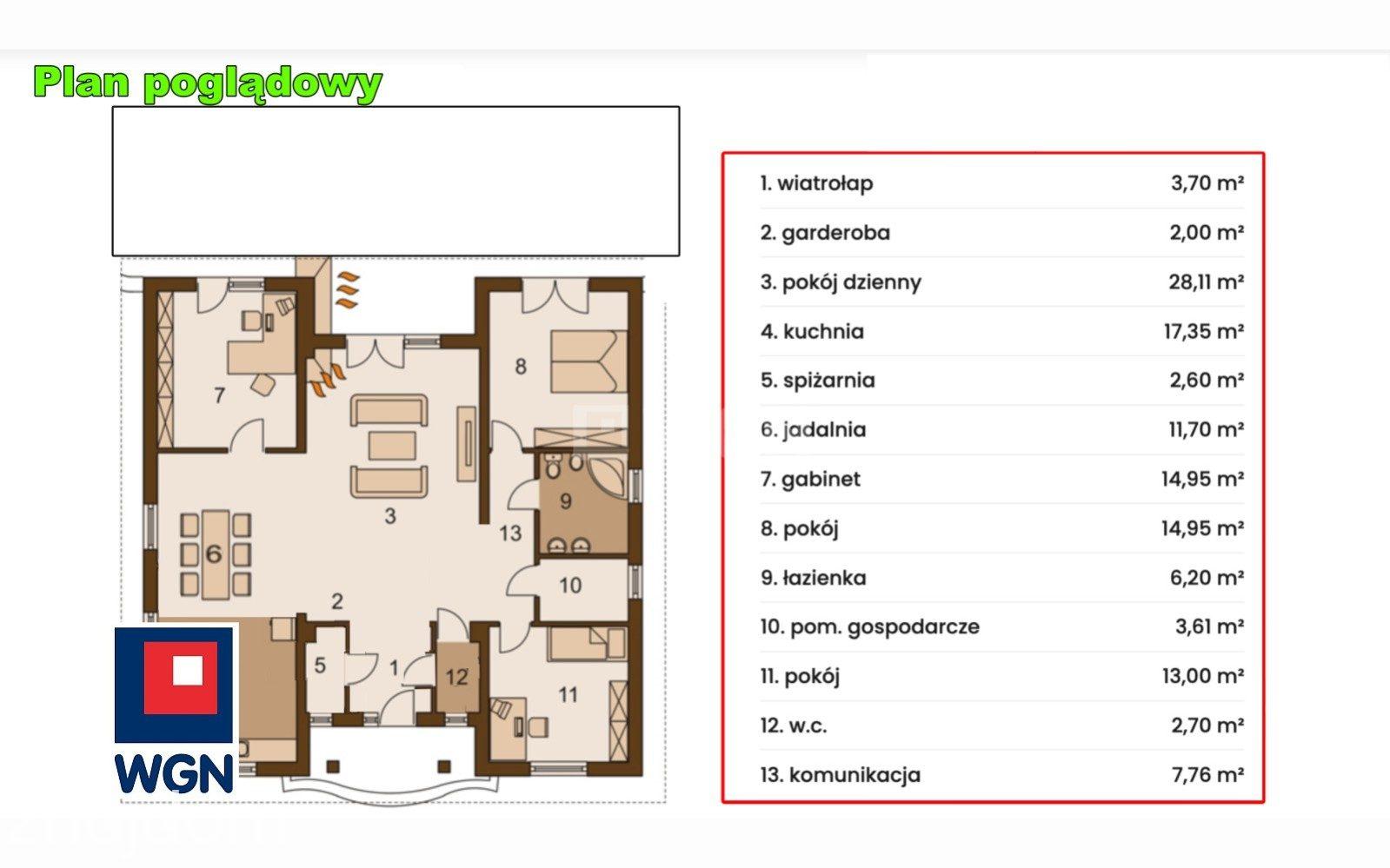Dom na sprzedaż Gorzów Wielkopolski - Elegancki dom parterowy | 128 m2 | działka 906 m2 - zdjęcie 2
