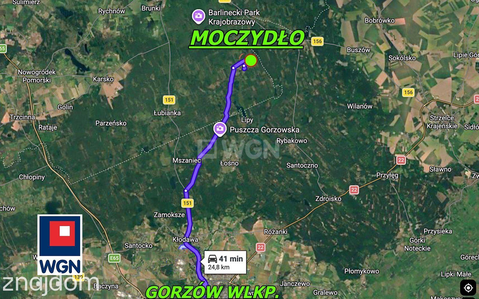 Grunt budowlany jednorodzinny na sprzedaż Moczydło - Działka w sąsiedztwie jezior i lasów. Moczydło-Barlinek - zdjęcie 2