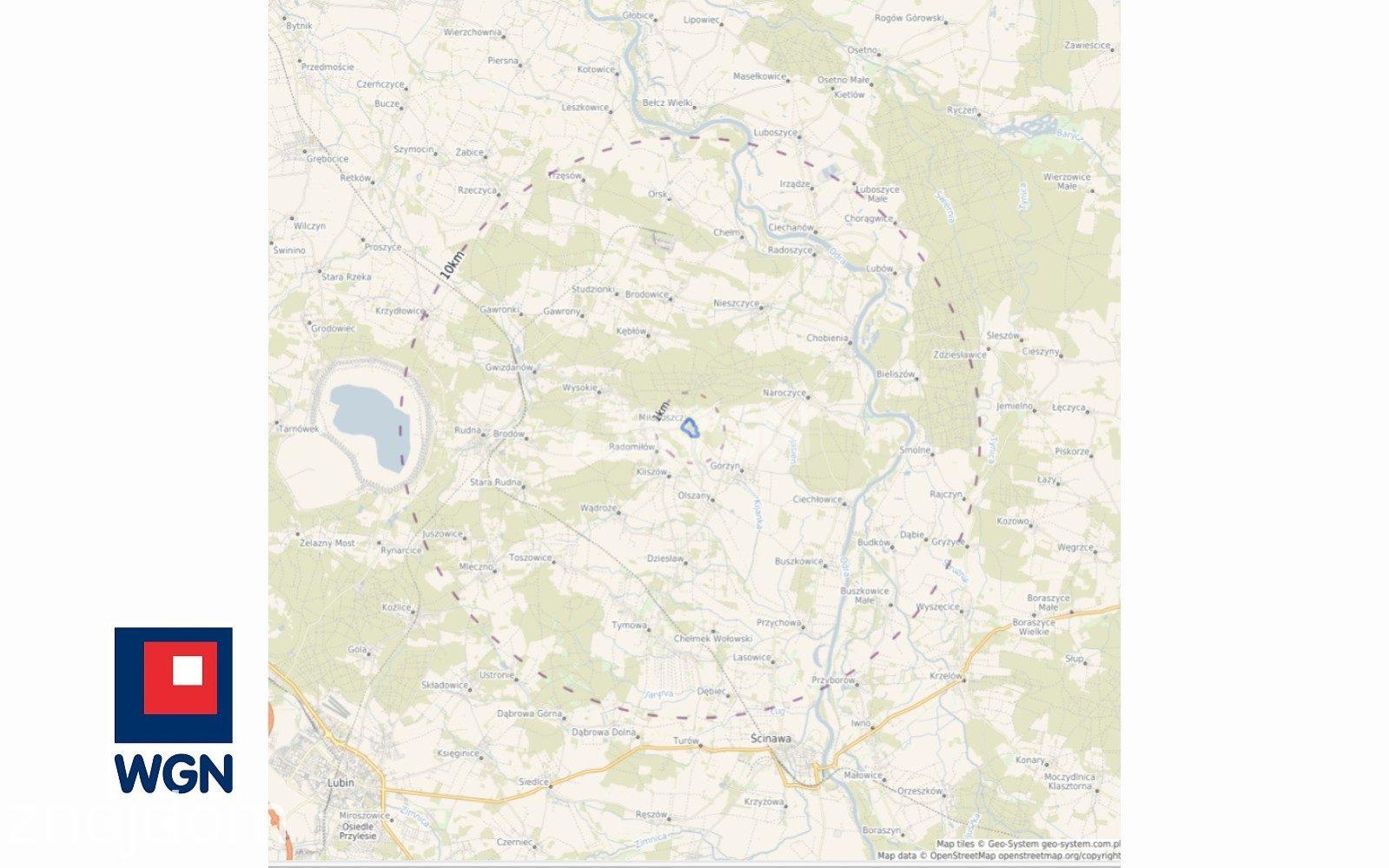Grunt rekreacyjny/p.o.d. na sprzedaż Miłogoszcz - Stary Folwark