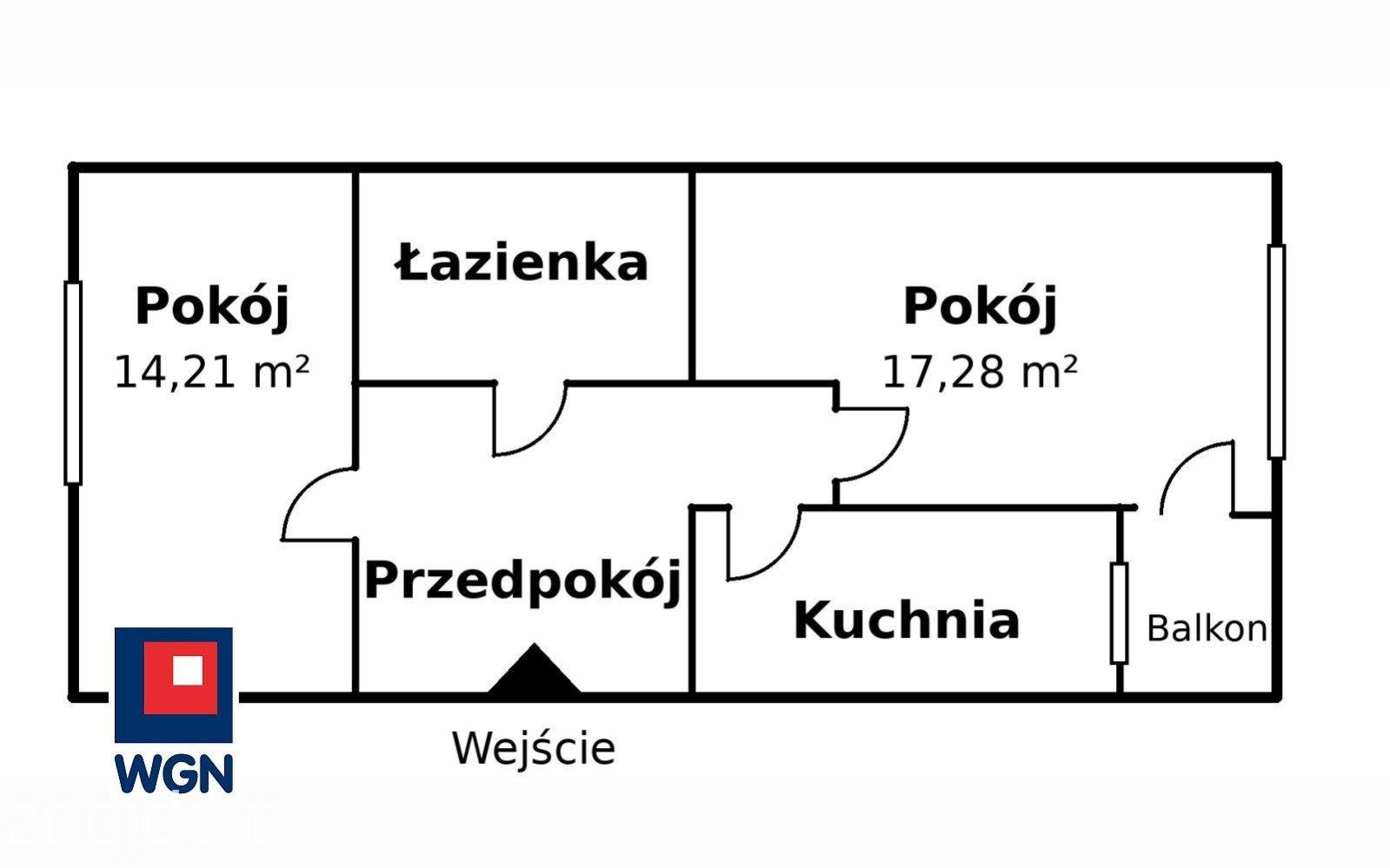 Mieszkanie na  sprzedaż Ełk - 2 pokojowe mieszkanie, 34 m2, Ełk, Sikorskiego
