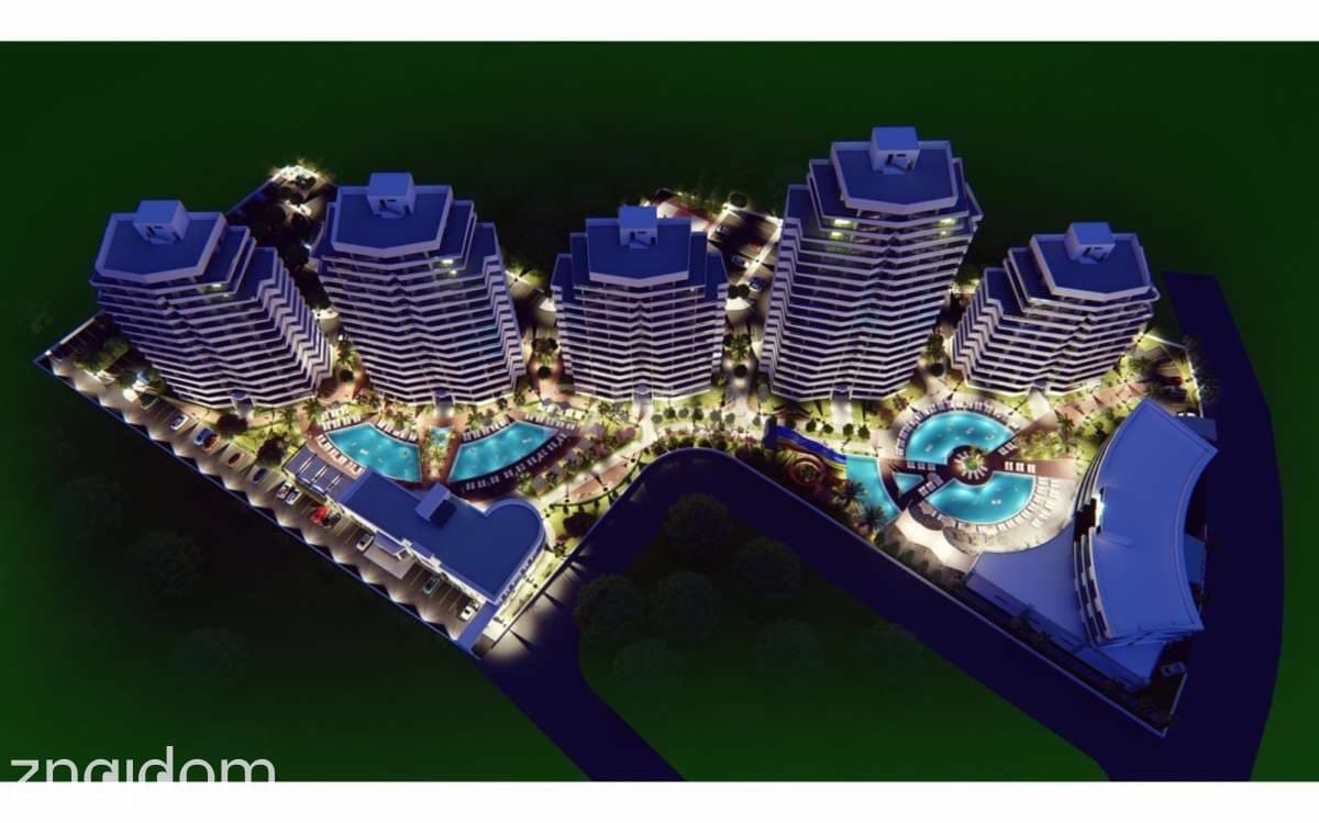 Mieszkanie na  sprzedaż Iskele - Luksusowe apartamenty 52 m2, środkowe piętro (1+1),Yeni Iskele, Cypr Północny. - zdjęcie 8