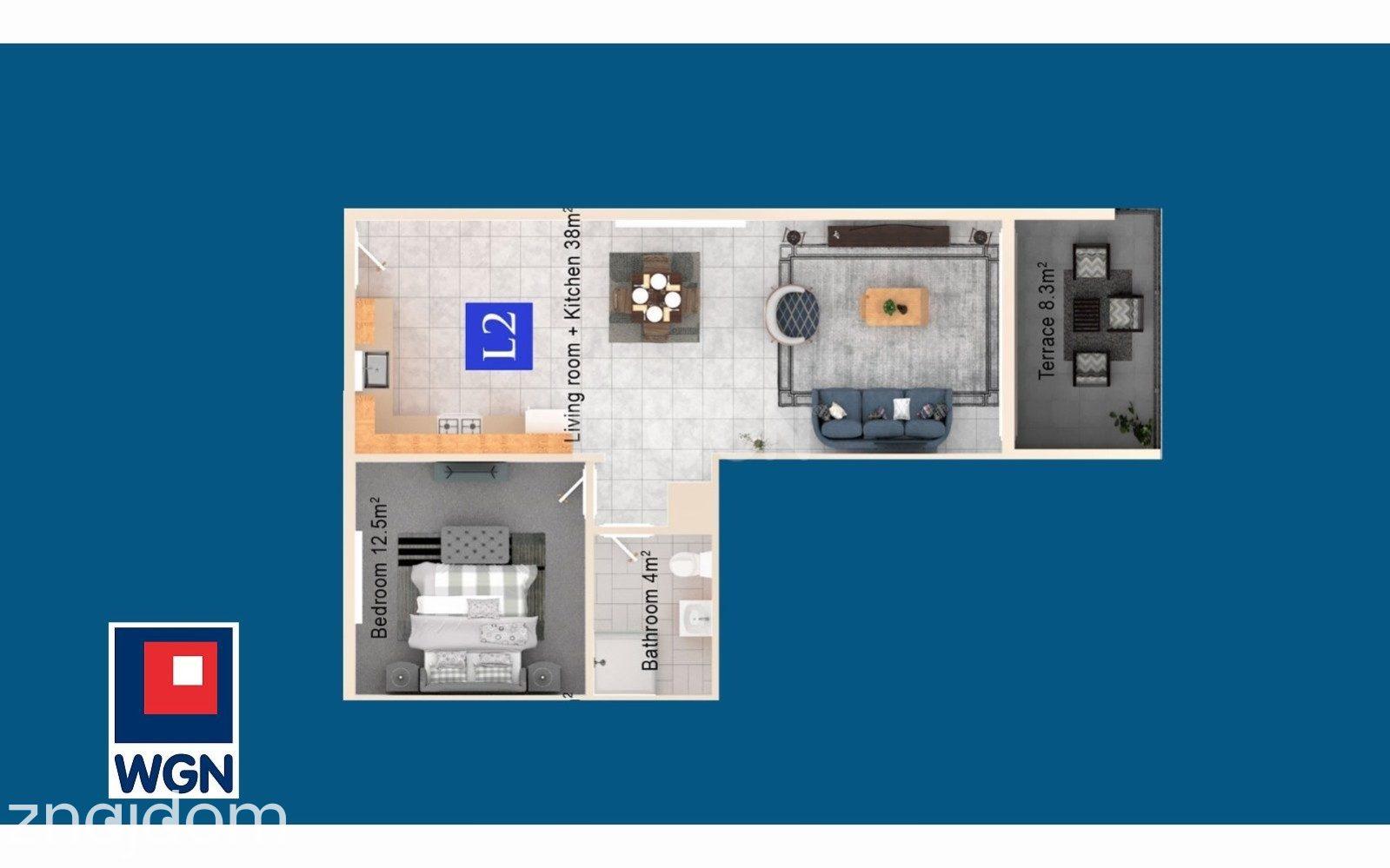 Mieszkanie na sprzedaż Esentepe - Apartament inwestycyjny 1+1 blisko pola golfowego w Esentepe - zdjęcie 2