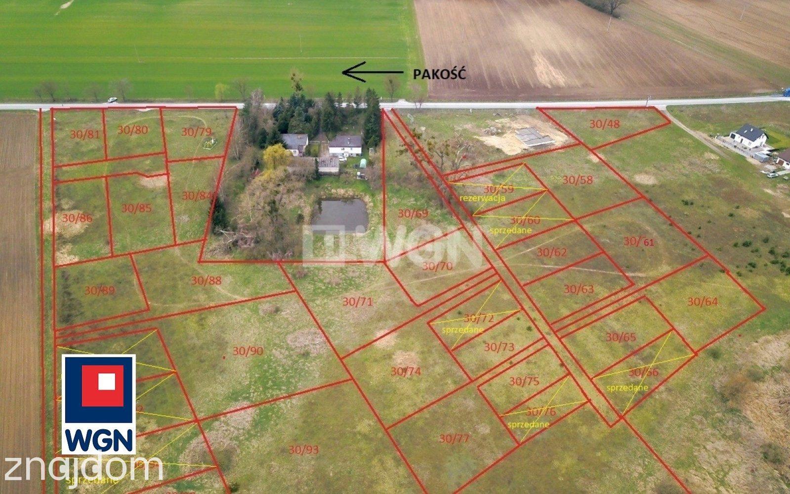Grunt budowlany jednorodzinny na sprzedaż Janikowo - Wydane warunki zabudowy. Niskie ceny z 2024r. tyllko 60zł/m2 - Media przy działce - zdjęcie 4