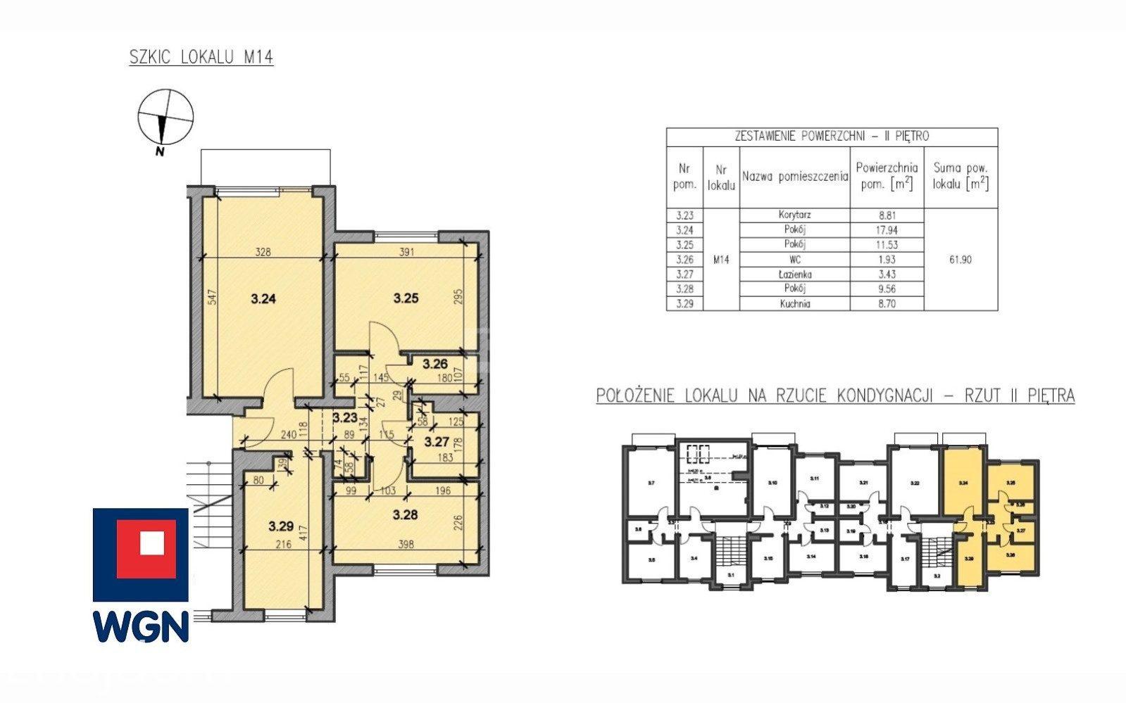 Mieszkanie na sprzedaż Kwidzyn - 3-pokojowe mieszkanie 62 m2 z balkonem i piwnicą - idealne dla rodziny! - zdjęcie 11