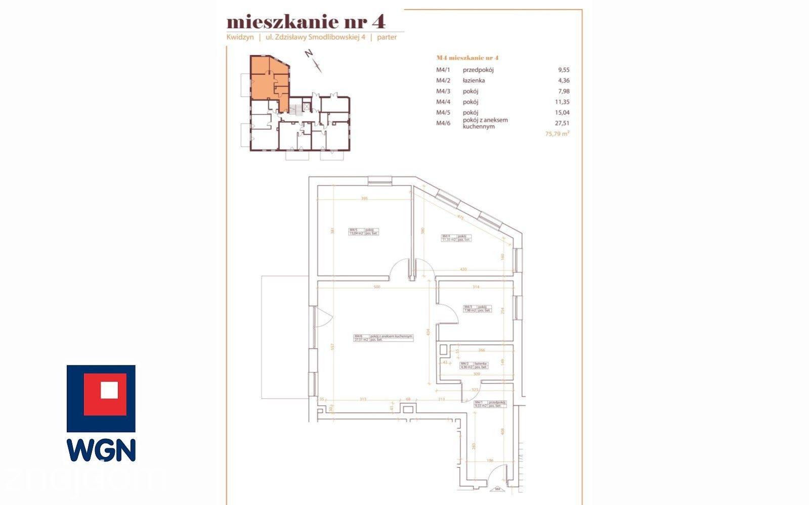 Mieszkanie na sprzedaż Kwidzyn - Mieszkanie 4-pokojowe z ogródkiem - Kwidzyn - zdjęcie 16