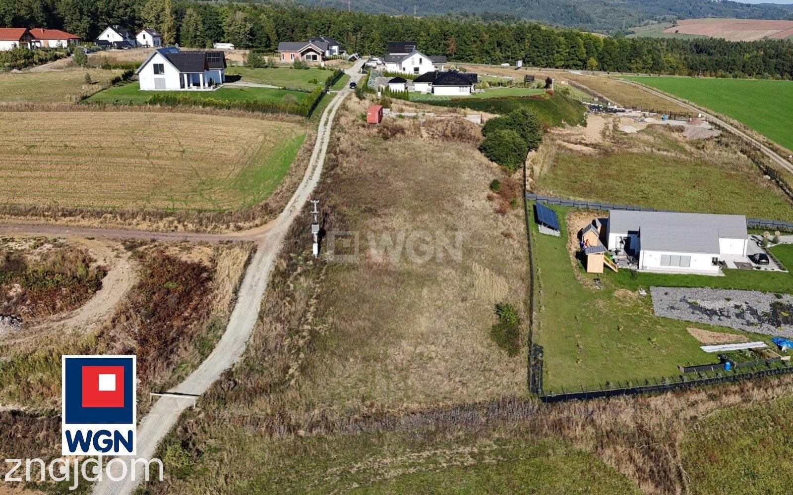 Grunt budowlany jednorodzinny na sprzedaż Bożków - Działka budowlana z panoramicznym widokiem na góry. - zdjęcie 5