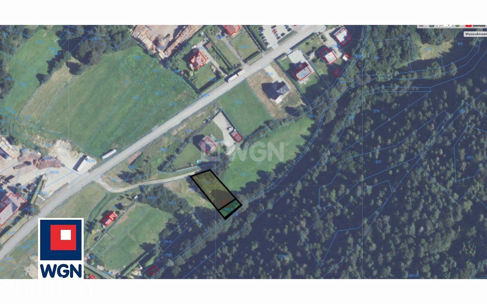 Grunt bez warunków zabudowy na  sprzedaż Kojszówka - Kojszówka, gm. Maków Podhalański, 996 m2, MPZP, zabudowa mieszkaniowo-usługowa.