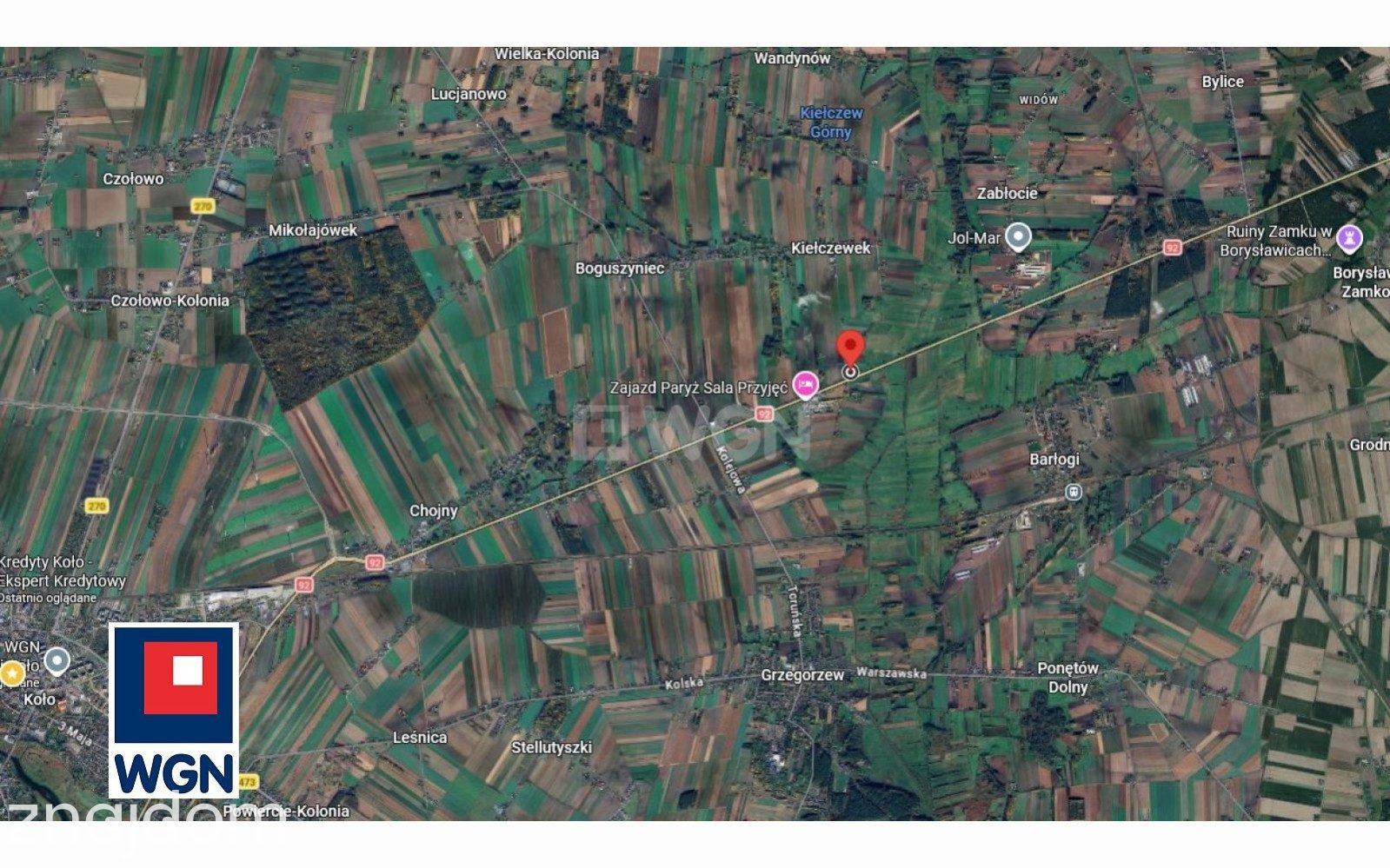 Grunt aktywizacja gospodarcza na  sprzedaż Kiełczewek - Działka inwestycyjna 0,5 ha przy DK92 | 8 km od Koła | Idealna pod usługi i biznes
