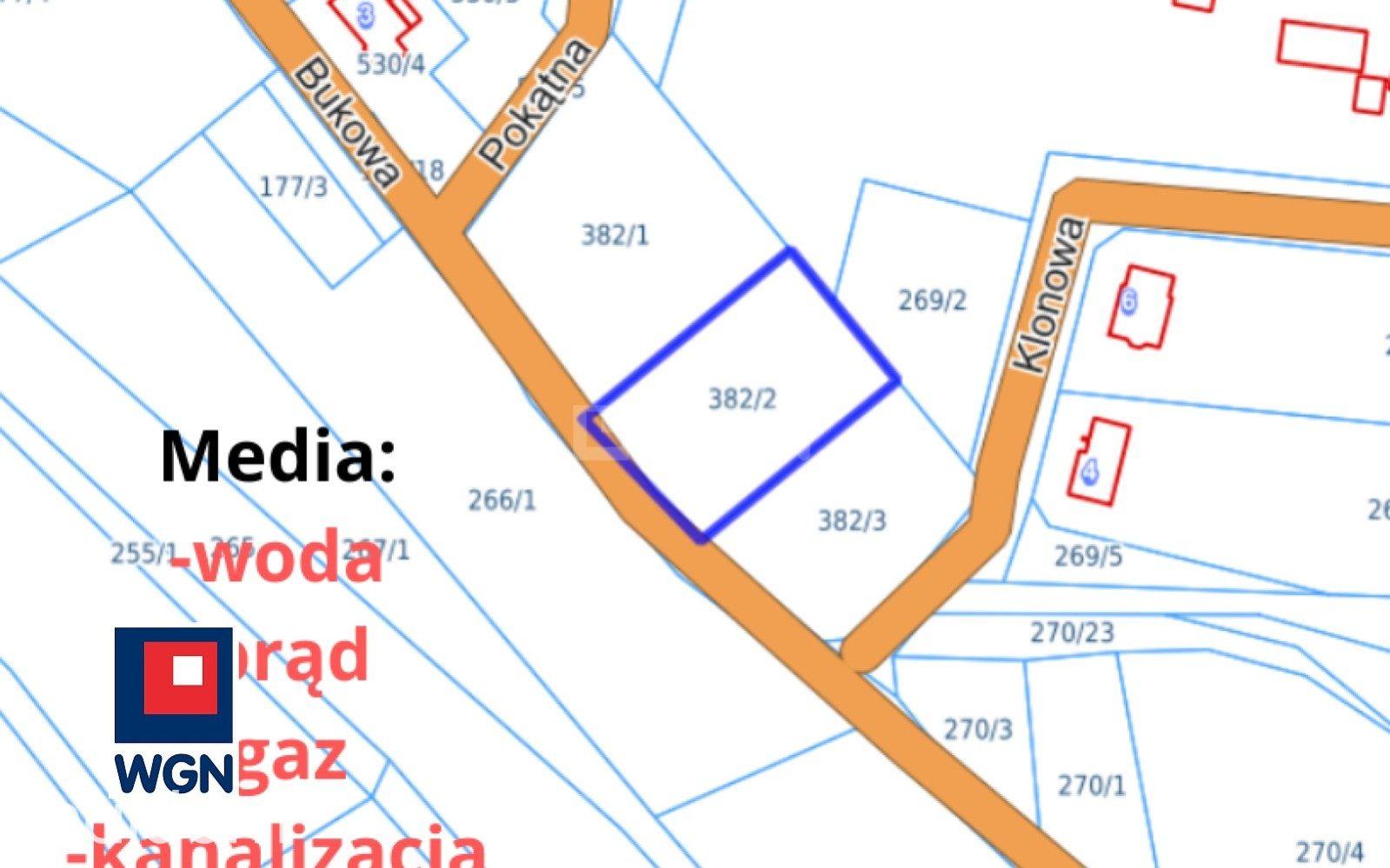 Grunt budowlany jednorodzinny na  sprzedaż Orle - Duża działka budowlana Orle! Media przy działce! - zdjęcie 7