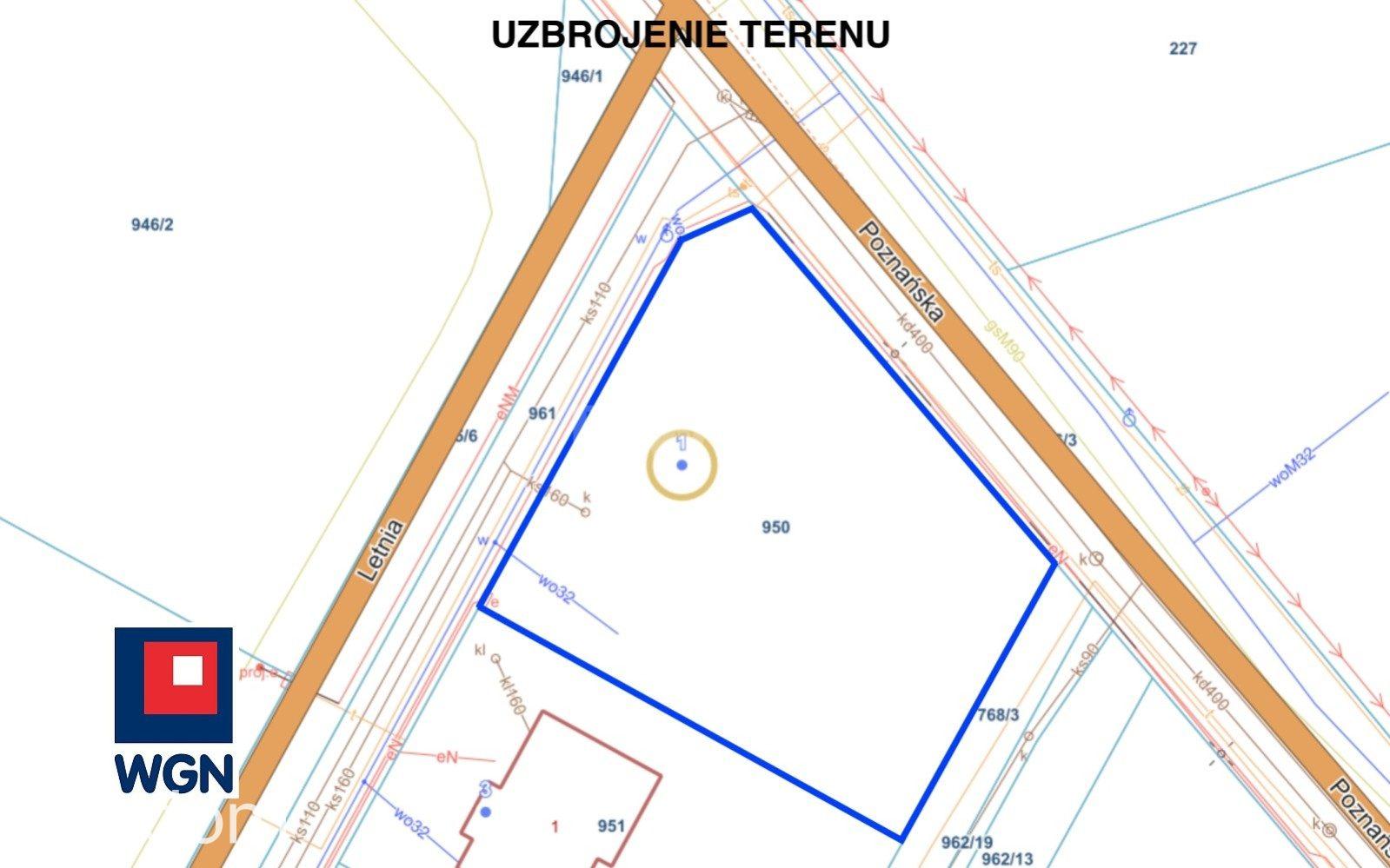 Grunt budowlany pod bliźniak na sprzedaż Kiekrz - Na sprzedaż atrakcyjna działka budowlana 1.109,0 m2 z MPZP (zabudowa bliźniacza), Kiekrz k. Poznania