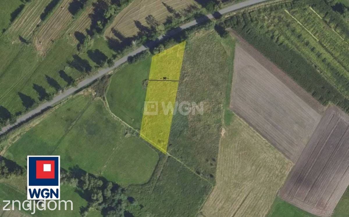 Grunt budowlany jednorodzinny na  sprzedaż Odolanów - Malowniczo położona działka w zieleni w m. Huta