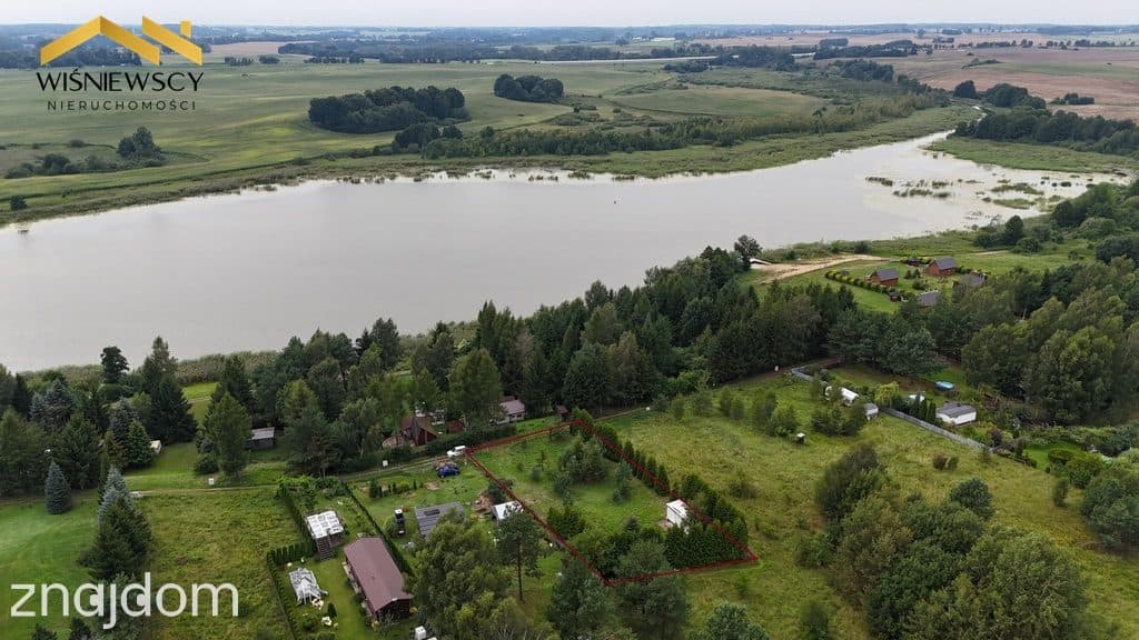 Działka letniskowa nad Jeziorem Sambród, 1040 m²