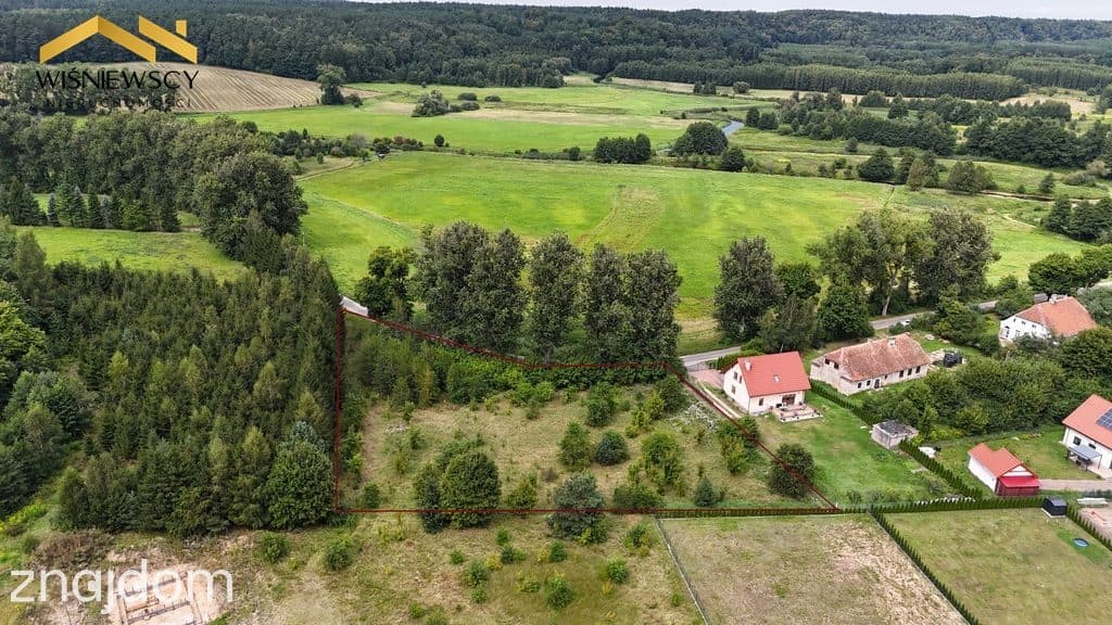 Działka budowlana, uzbrojona, 5000 m2, obok rzeki - zdjęcie 3