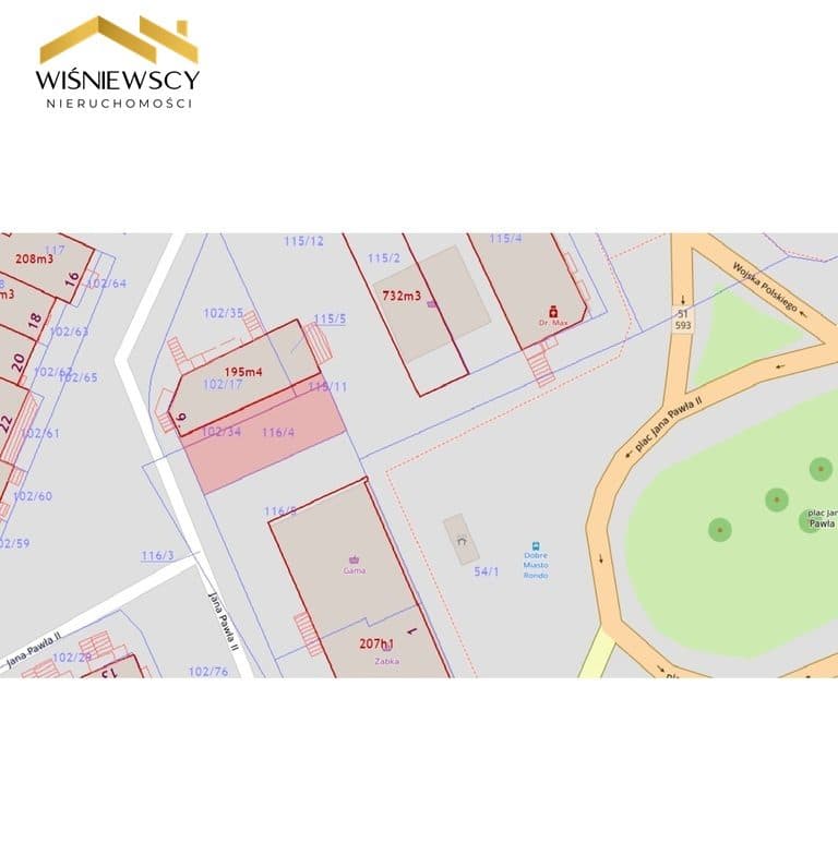 Działka inwestycyjna pod zabudowę 146 m2, centrum - zdjęcie 6