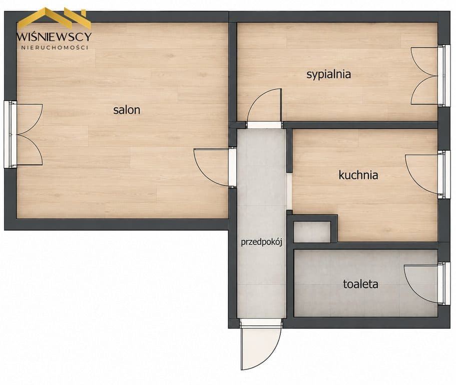 Gustowne 2 pokoje Parter Ogródek Elbląg 35,76mkw - zdjęcie 14