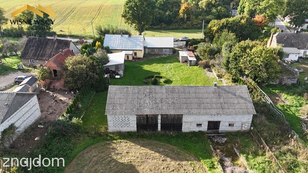 Siedlisko - dom 153 m² i 11,29 ha ziemi rolnej – Laskowice, gm.Prabuty - zdjęcie 2