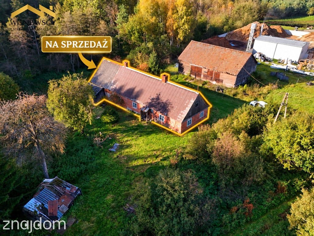 Dom z cegły do remontu | działka 1900 m² | Kiełkuty