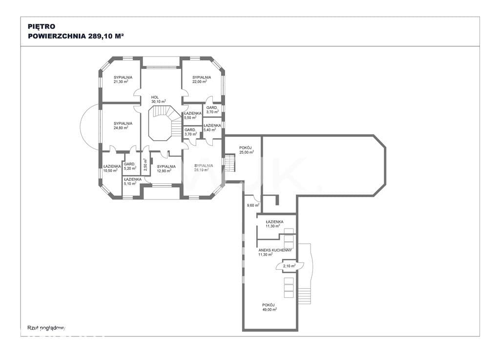 Rezydencja 840 m2 z działka 6000 m2 Milanówek. - zdjęcie 19