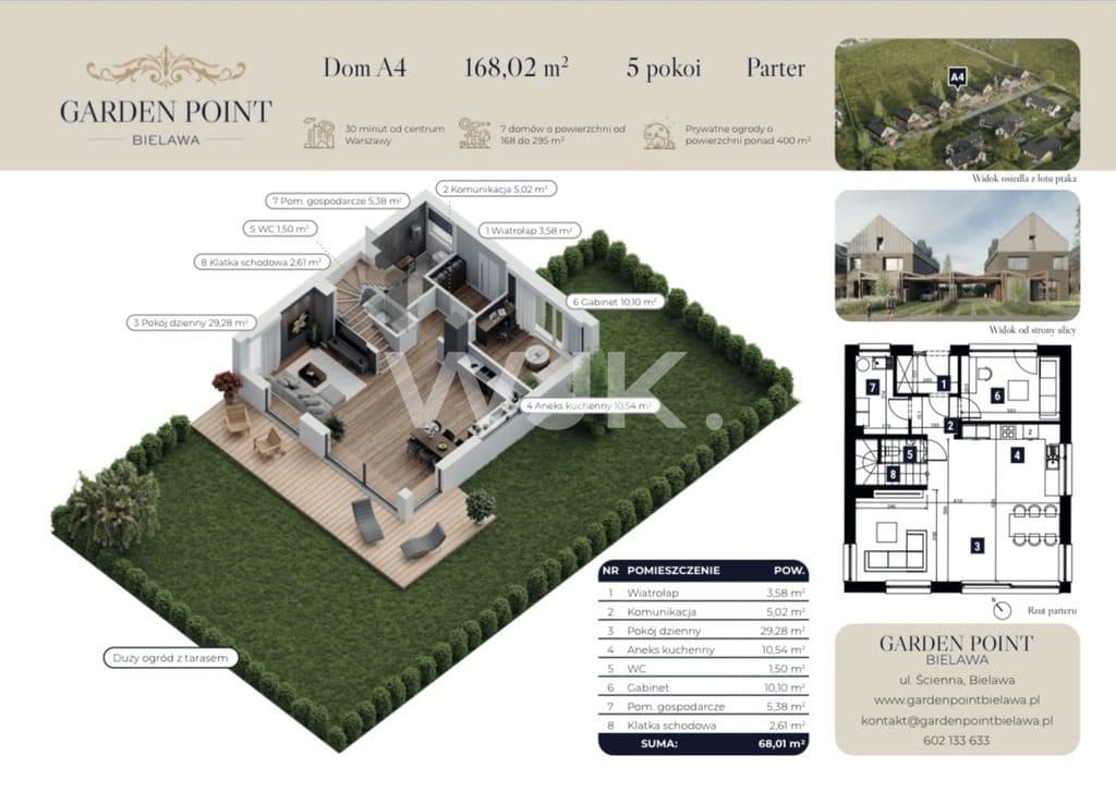168m2, dom wolnostojący, 5 pokoi, Bielawa - zdjęcie 9