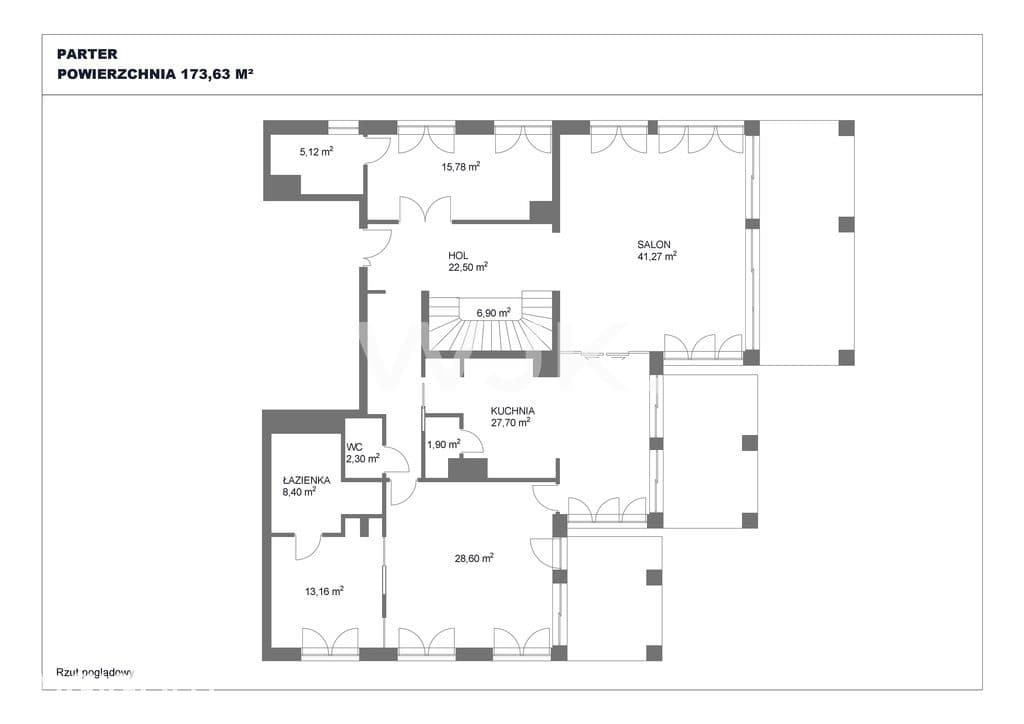 271m2, dwupoziomowy penthouse, ul.Krochmalna - zdjęcie 19