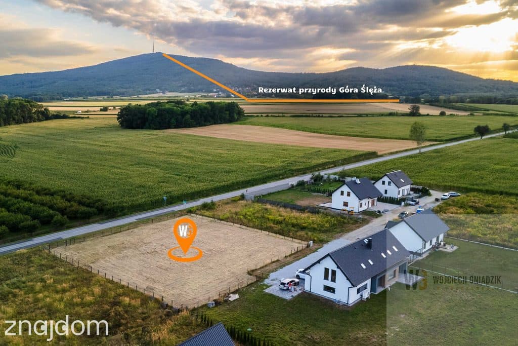 Działka 2102 m2 z widokiem na Ślężę | gm. Sobótka - zdjęcie 4