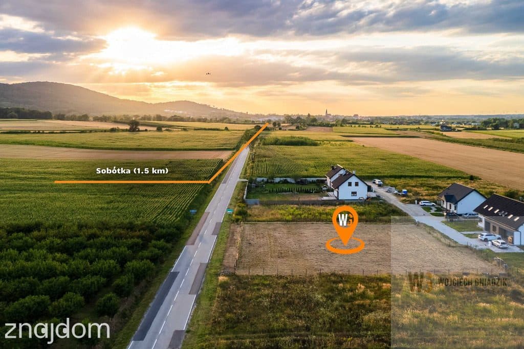 Działka 2102 m2 z widokiem na Ślężę | gm. Sobótka - zdjęcie 6