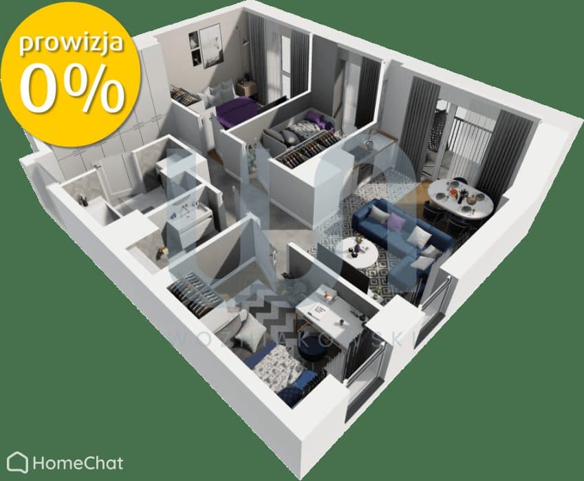 4 pokoje / Stan deweloperski / Blisko Centrum