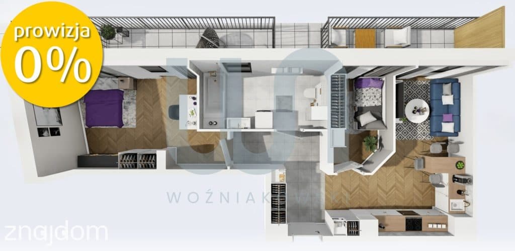 Nowe mieszkanie / Centrum / 2 balkony / Promocja! - zdjęcie 6