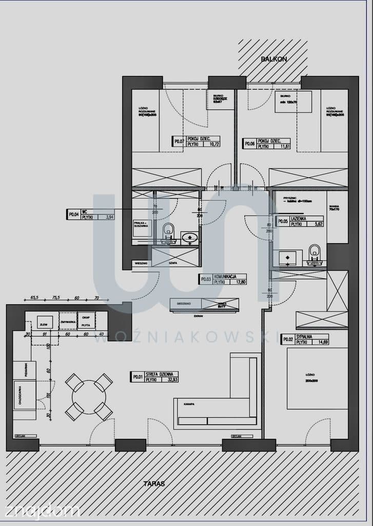 Apartament 93 m² / Centrum / Taras - zdjęcie 8