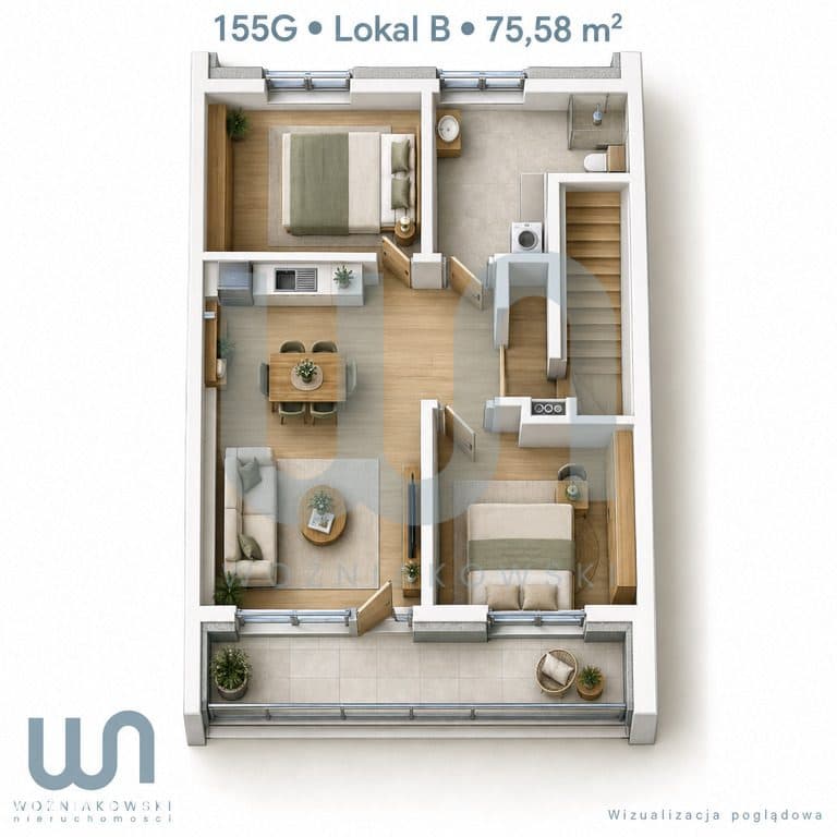 Nowe / 75 m² / Taras / 2 miejsca / Makuszyńskiego - zdjęcie 20