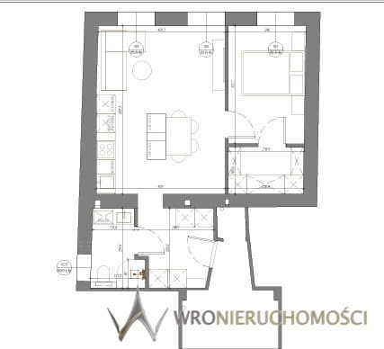 44 m² | Centrum | Potencjał na 3 pokoje