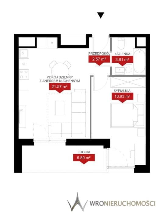 2 pokoje | Przystań Reymonta | Balkon - zdjęcie 4