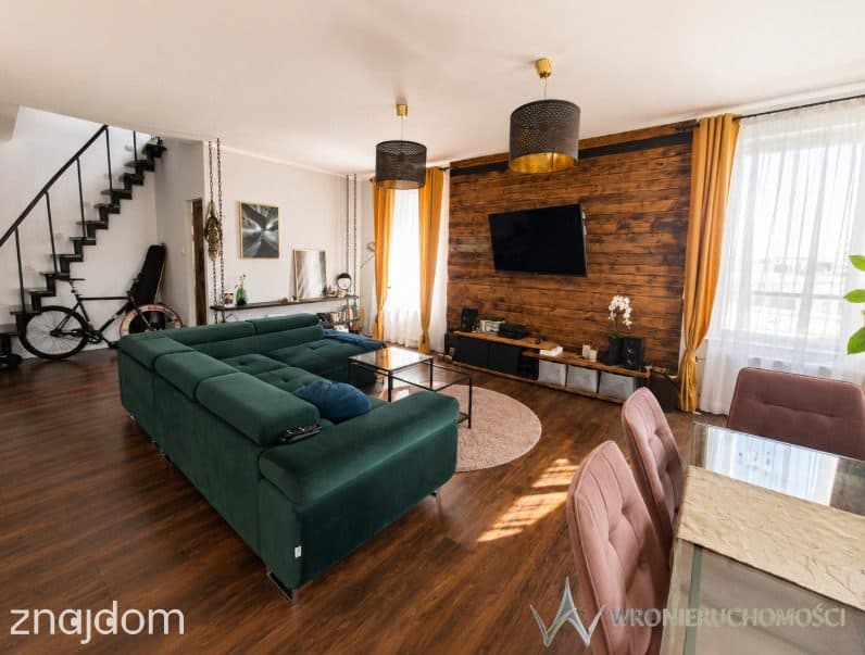 Dwupoziomowe | 76,5 m² | 2 tarasy | 2 garaże