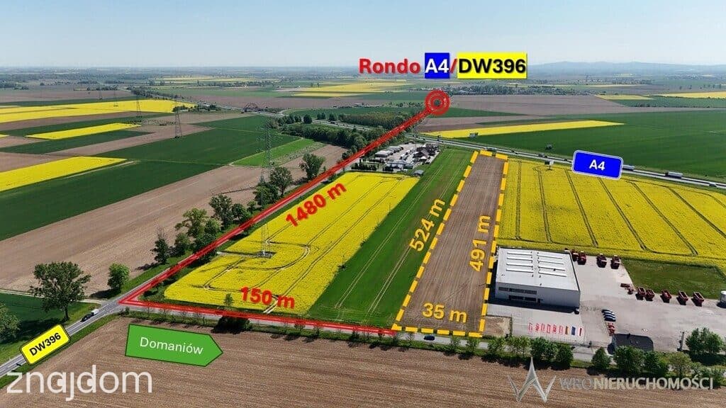 2ha * autostrada A4 * przemysł i usługi