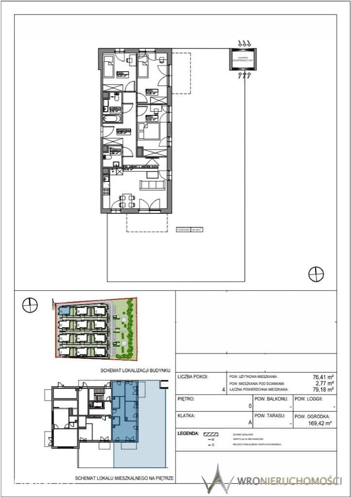 4. pokojowe mieszkanie na Jagodnie - zdjęcie 2