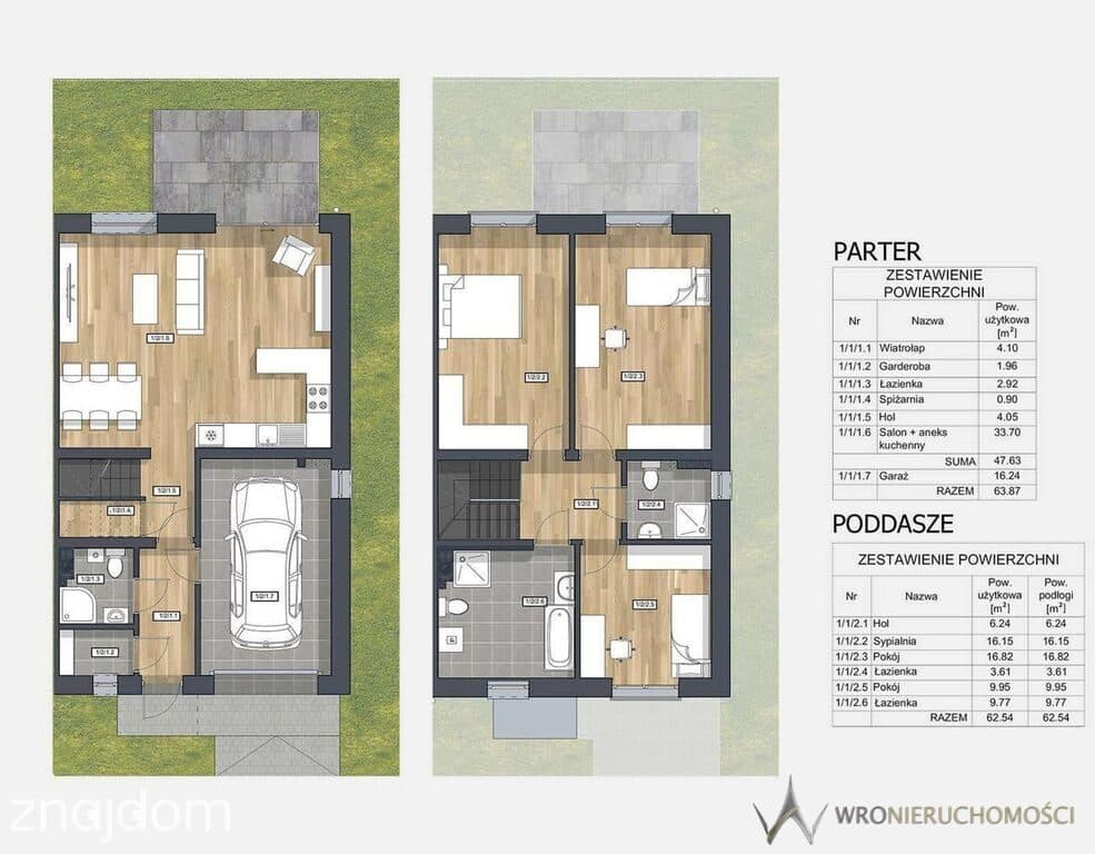Nowoczesny dom z garażem | 110 m² | duża działka - zdjęcie 2