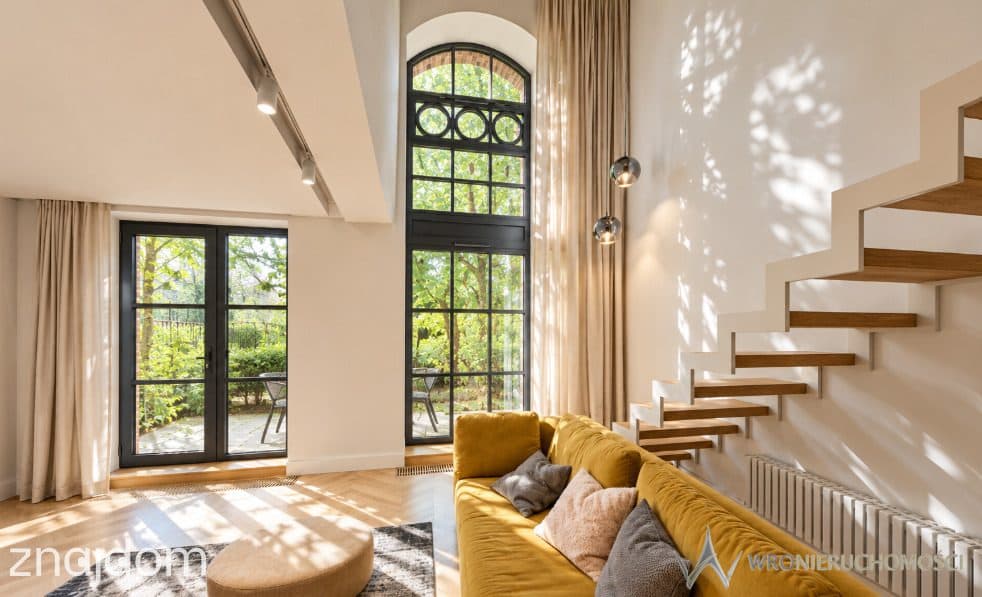 Loft z ogrodem w sercu Wrocławia | 2 poziomy